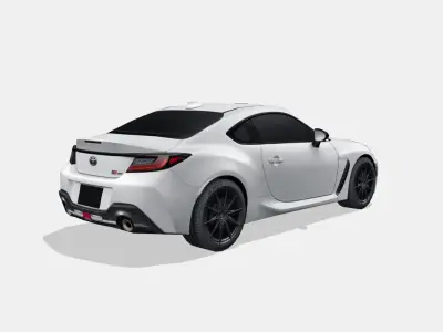 Toyota GR 86 2022 Low-poly 3D model