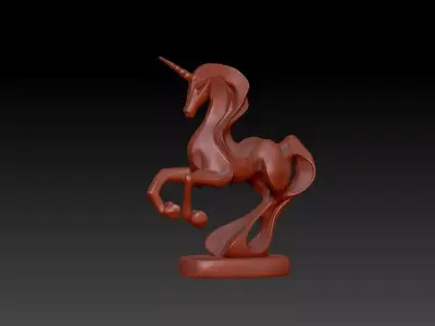 3d Horse Sculpture 3D print model