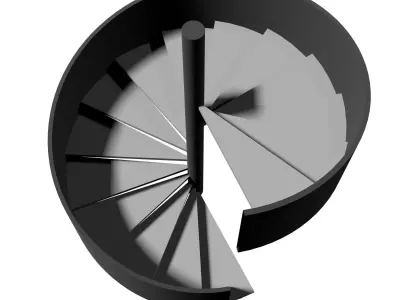 Spiral stair 2023-0007 3D model