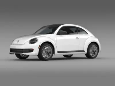 VW Beetle Design 2012 3D model