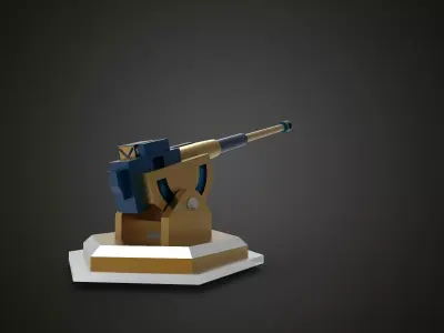 sci-fi artillery 2 3D print model
