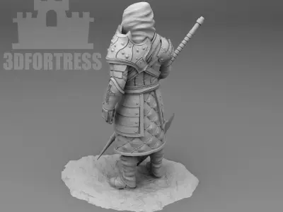 Axe Soldier 3D print model