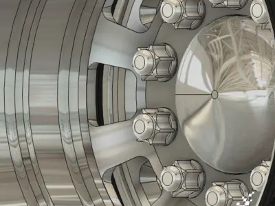 JrMania Truck Aluminum plus Tires  3D print model