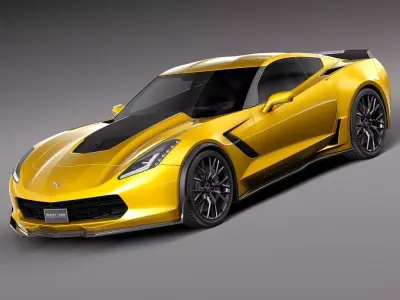 Corvette C7 Z06 2014 c 3D model