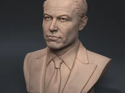 Elon Musk 3D print model