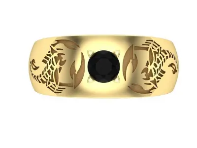Scorpio ring Free 3D print model