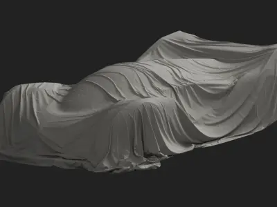 Sportcar Cover 03 3D model