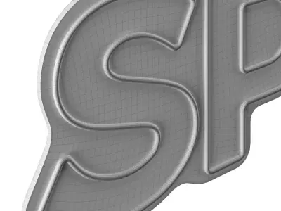 Speak Neon Sign 3D model