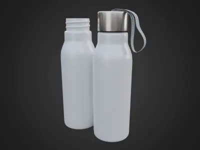 Sports Water Bottle Low-poly 3D model