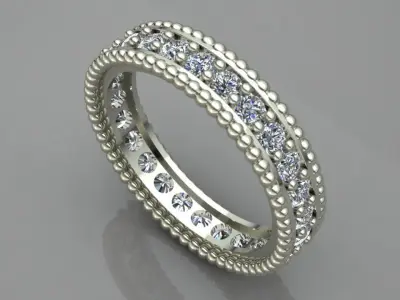 3D model ring design 3D print model