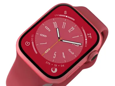 Apple Watch Series 8 Red  3D model