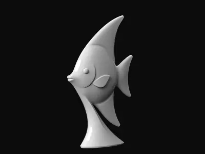 Angelfish 3D print model