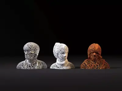 Harry Potter Ron Weasley Hermione Granger 3D print model