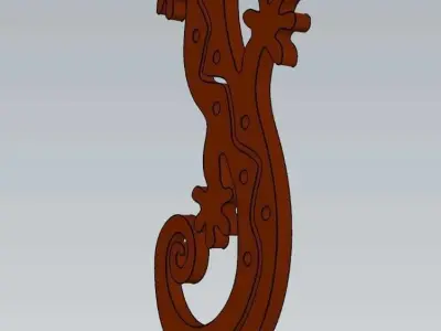 Wonderful Artificial Lizard Home and Garden Outdoor Lawn Decor 3D model