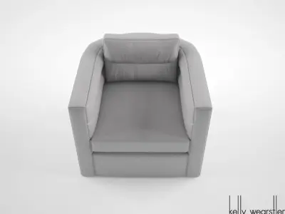 Kelly Wearstler Melrose Club chair 3D model