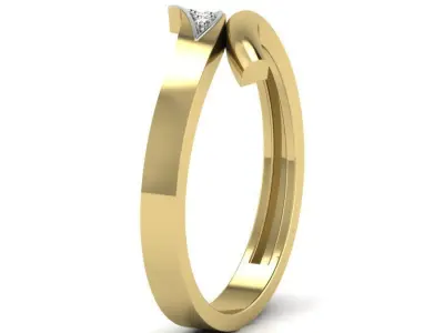 Women ring 3dm Render details 3D print model