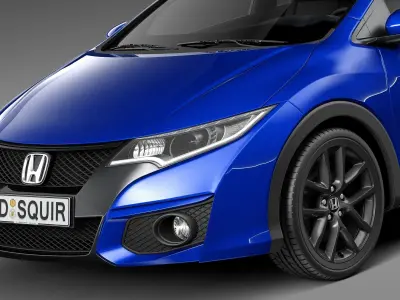 Acura Civic Sport 2015 3D model