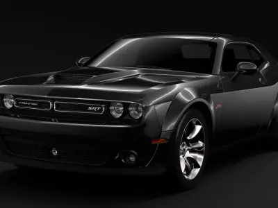 Dodge Challenger SRT Widebody 2017 3D model