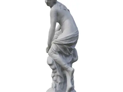 Sculpture Antique Woman Low-poly 3D model