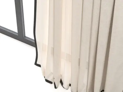 Curtains 53 3D model