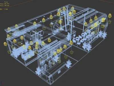 Exhibition - Area - 15X9-3DMAX2011-02 3D model