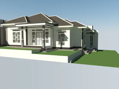 House Type 13 x 12 100 M2 3D model