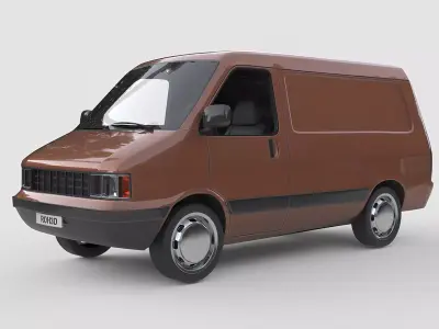 Generic Classic Van 1988 3D model