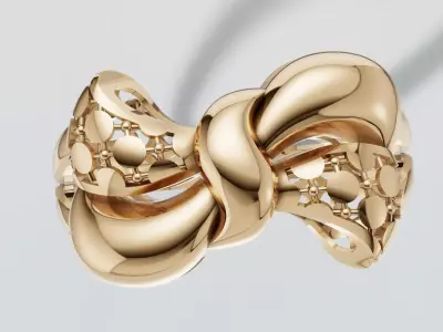 rings 3D print model