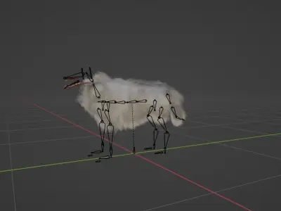 Great Pyrenees Patou Dog 3D model