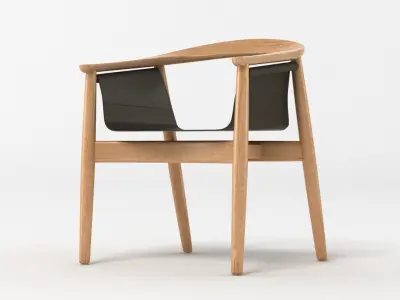 Zeitraum Pelle Chair 3D model