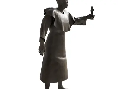 Religious man 3D model