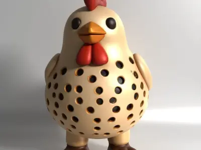 Chicken Sprouter Seed Chia Radish Lentil Germinator toy 3D print model