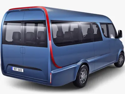 Generic Passenger Van v 1 3D model