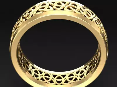 Luxury Men Rings Designs 5MR059 3D print model