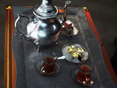 Chinese tea pot 3D model