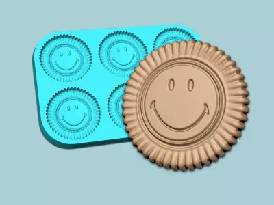 Cookie Mould 17 - Biscuit Silicon Molding 3D print model