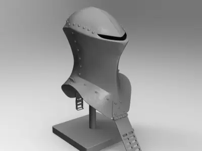 Jousting Helmet I 3D print model