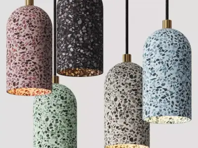 Lampatron Rune Bentu U Pendant Lamp 3D model