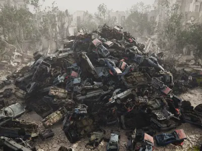 Archexteriors for UE vol 2 - Post-apocalyptic Scene 3D model