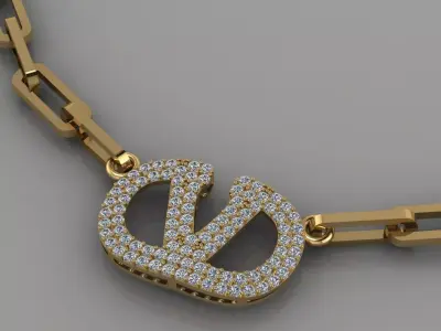 Brand Necklaces BB 59 3D print model