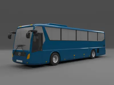 bus hyundai universe 3D model