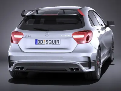 Mercedes-Benz A45 AMG Edition 1 2015 VRAY 3D model