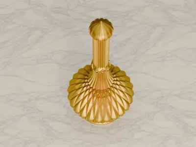Decorative Bottle Vase 3D print model