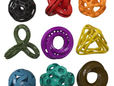 Decor set 02 3D model