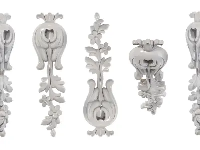 Classic carved 193 3D model