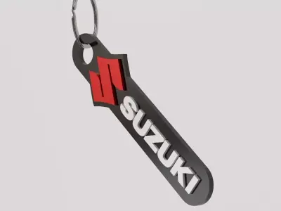 Suzuki keychain 01 3D print model