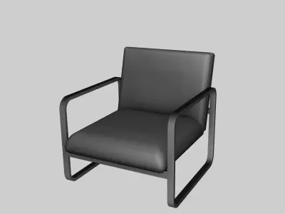 Simple Chair -13 3D model