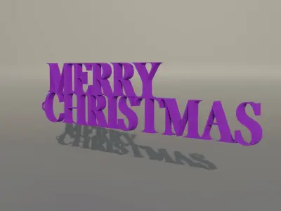 Christmas Keychain 3D print model