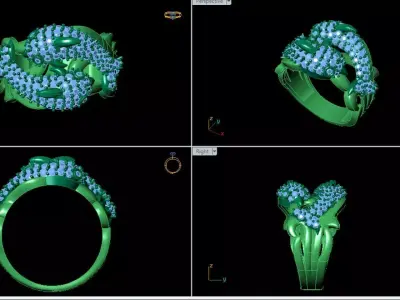fish ring 3D print model