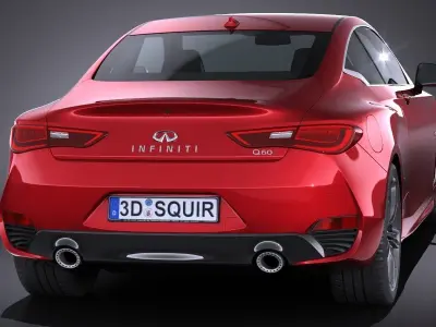 Infiniti Q60 2017 3D model
